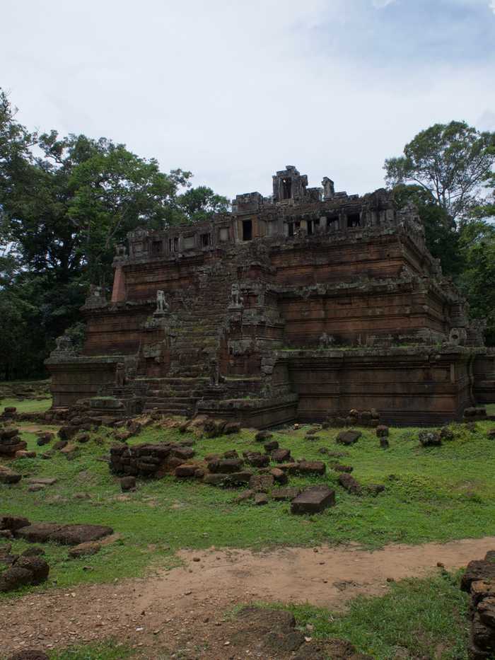 The remnants of the temple